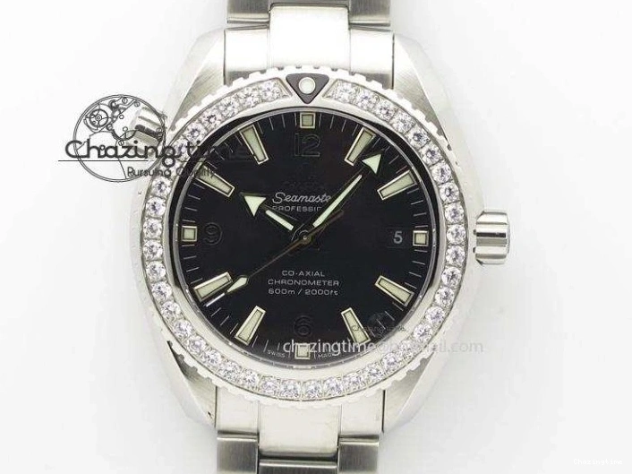 0306 TechFriendly SpeedMaster MoonWatch SS OMF 1:1 Best Edition Black Red Dial On SS Bracelet A9300 V 8092